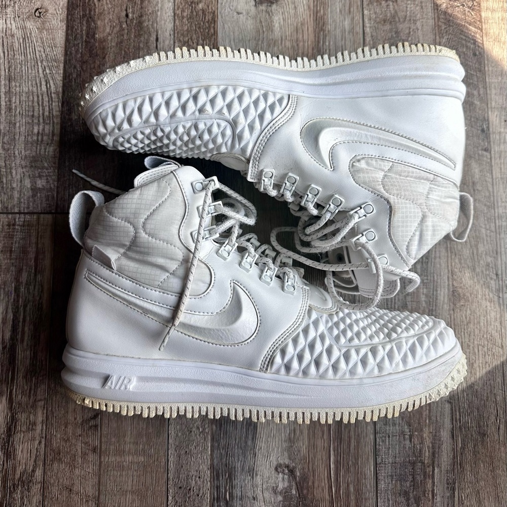 Lunar Force 1 Duckboot 'Triple White'
